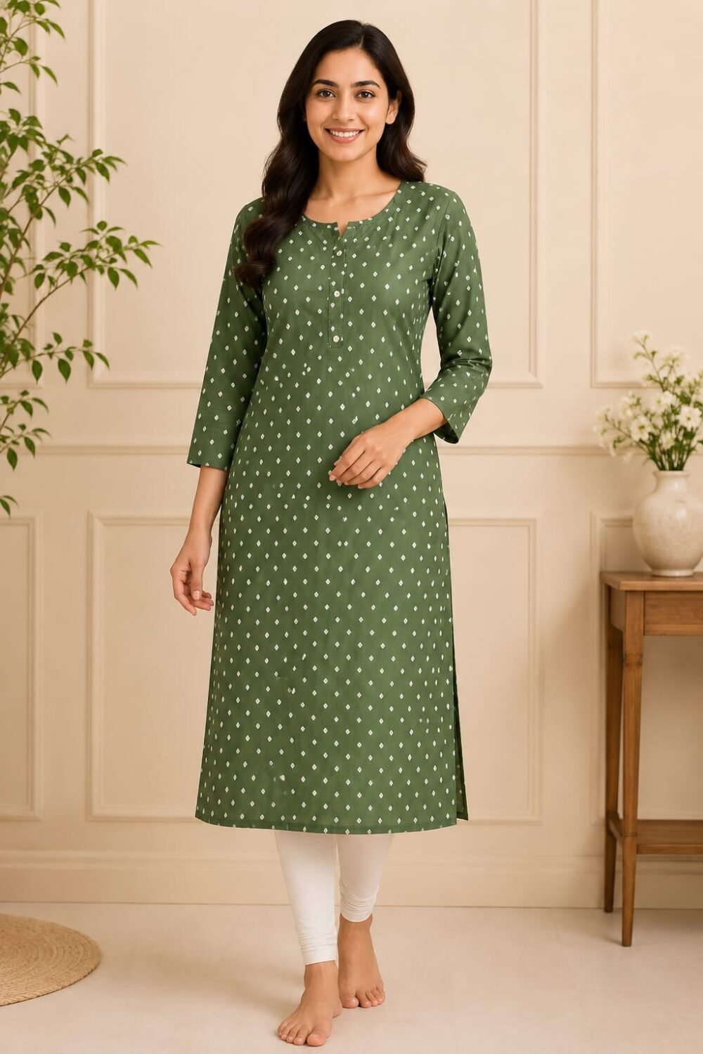 Women’s Printed Rayon Top – Premium Ethnic Print | XL Only